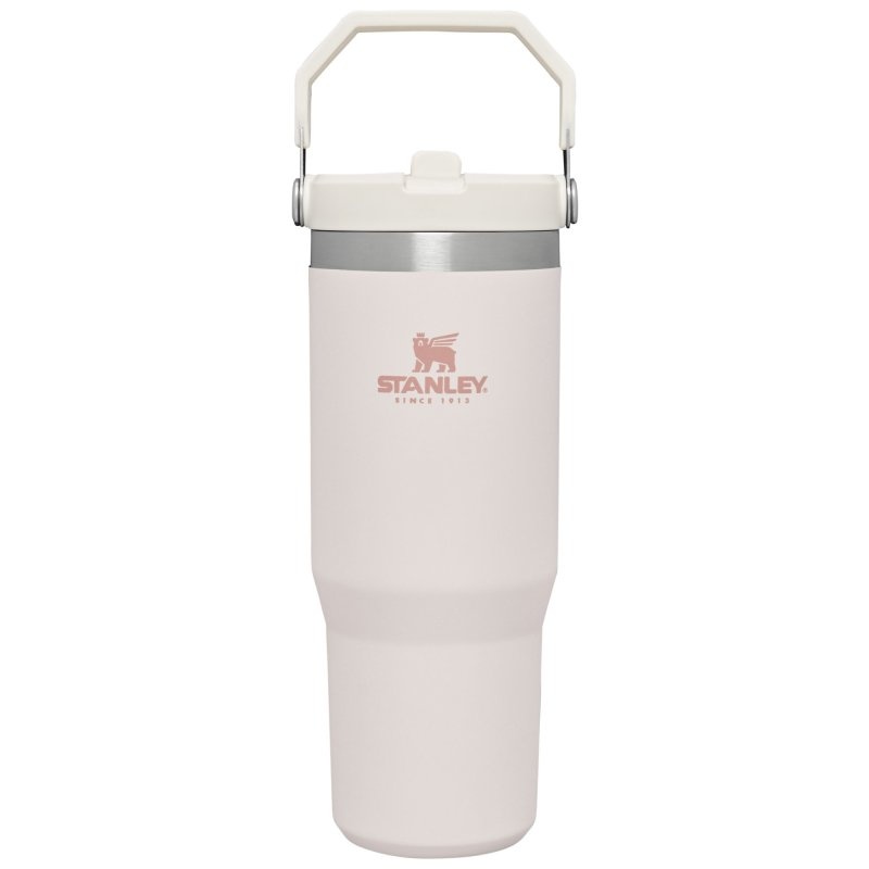 Stanley TUMBLER se slámkou/brčkem rose quartz Termohrnek