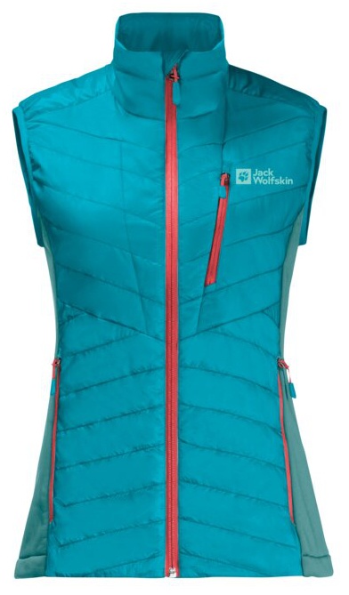 Jack Wolfskin Routeburn Pro Ins XL, tile blue Dámská zateplená vesta