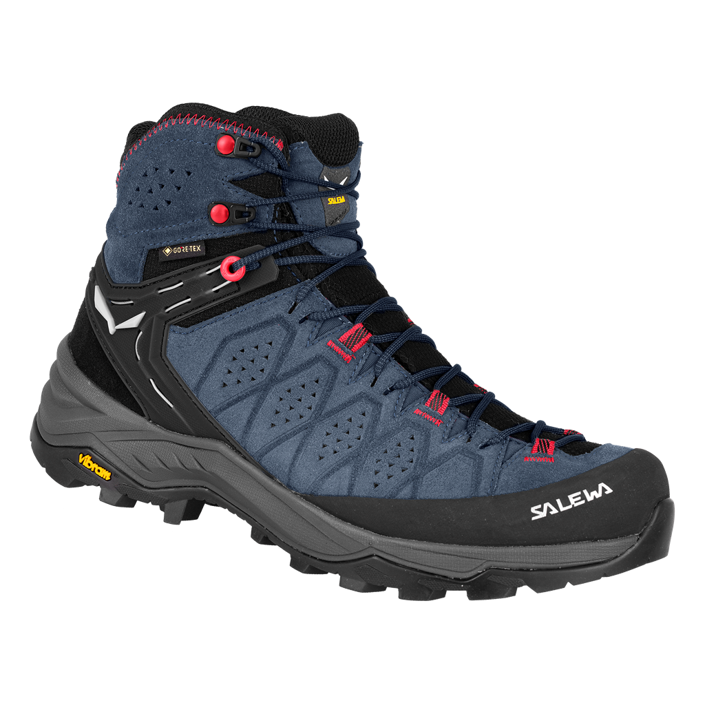 Salewa ALP TRAINER 2 MID GTX EU 38 ½, Java Blue/ Fluo Coral Dámské trekové boty