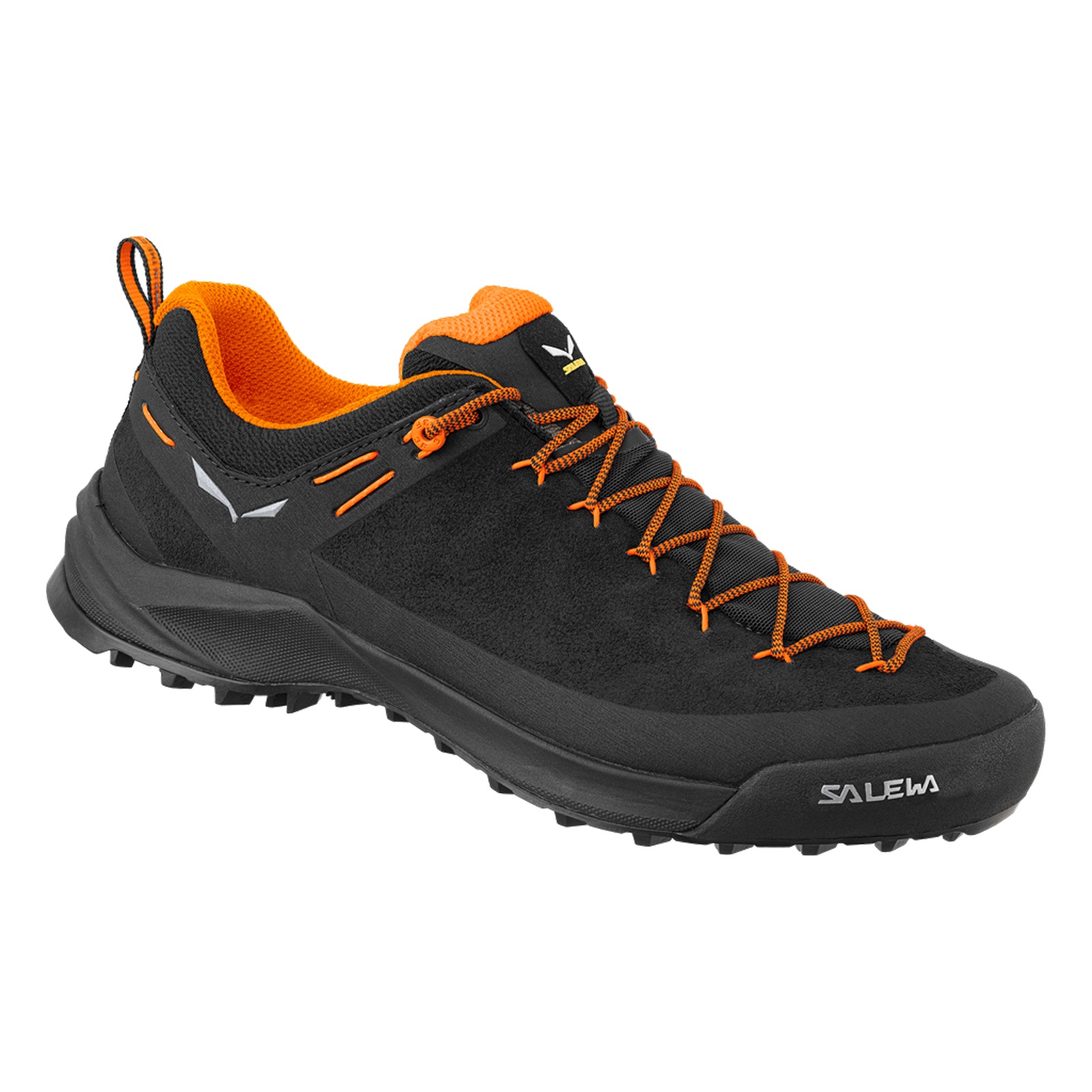 Salewa Wildfire leather EU 44 ½, Black/Fluo Orange Pánské boty