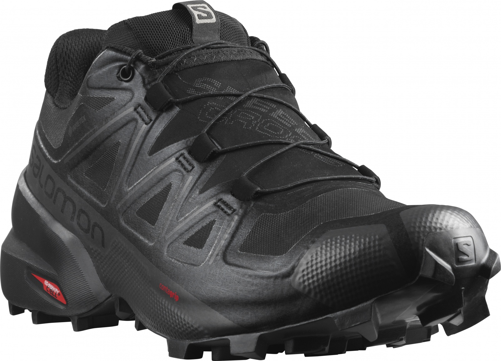 Salomon Speedcross 5 GTX EU 46, Black/Black/Phanto Pánské boty