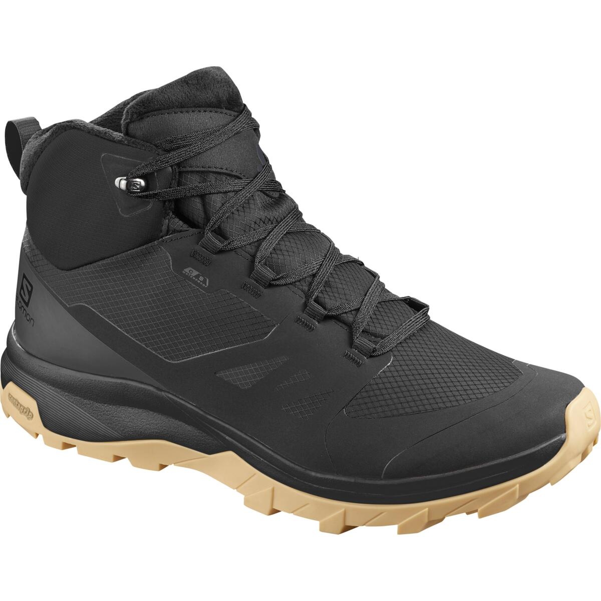 Salomon Outsnap CSWP EU 46 ⅔, Black/Ebony/Gum Pánské boty