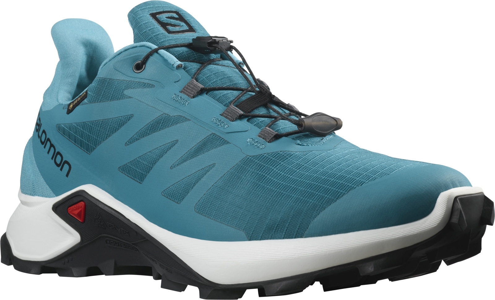 Salomon Supercross 3 GTX EU 42 ⅔, Crystal Teal/Wht/R Pánské boty