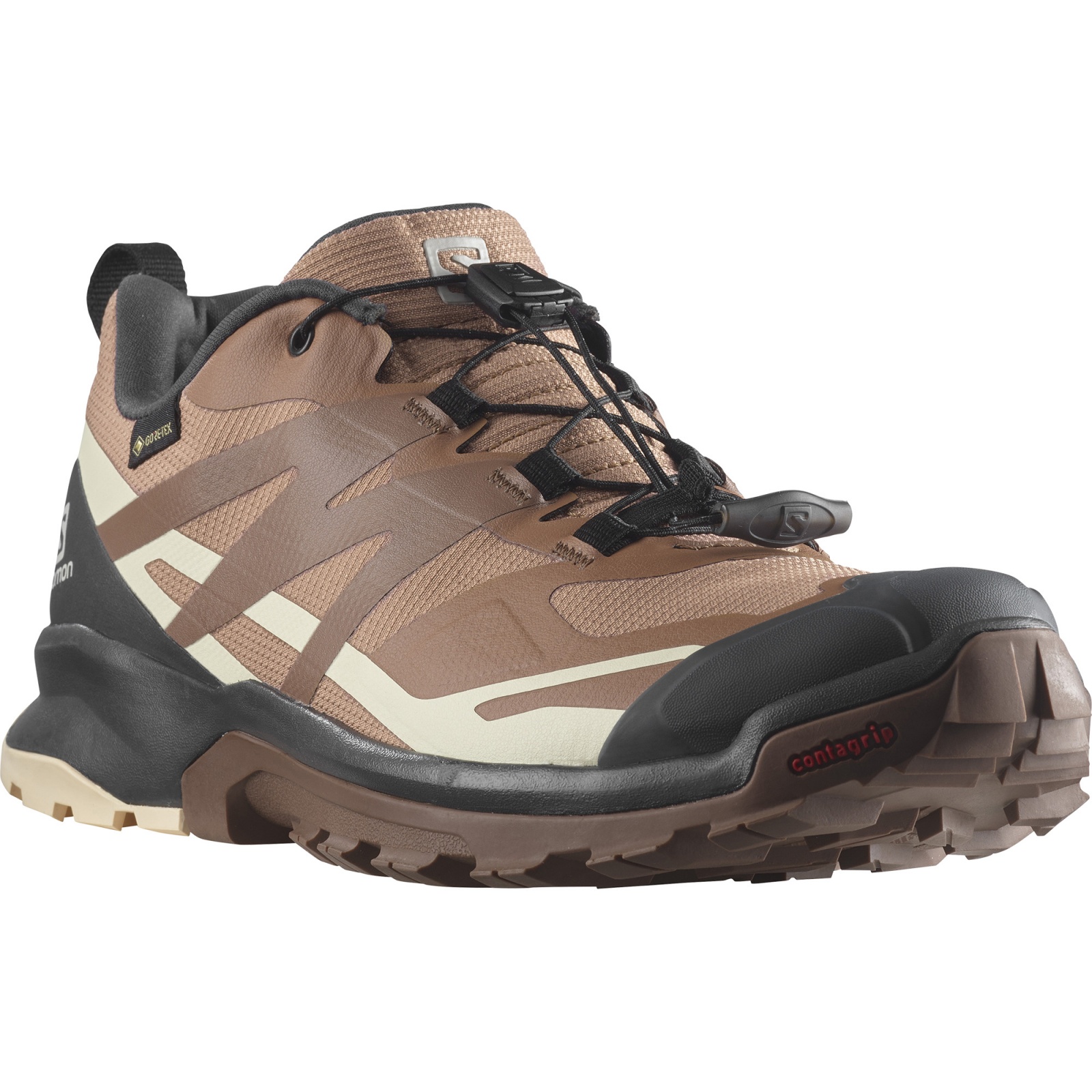 Salomon SALOMON Xa rogg 2 GTX EU 40 ⅔, Mocha Mousse/Acorn/Sun Kiss Dámské trekové boty