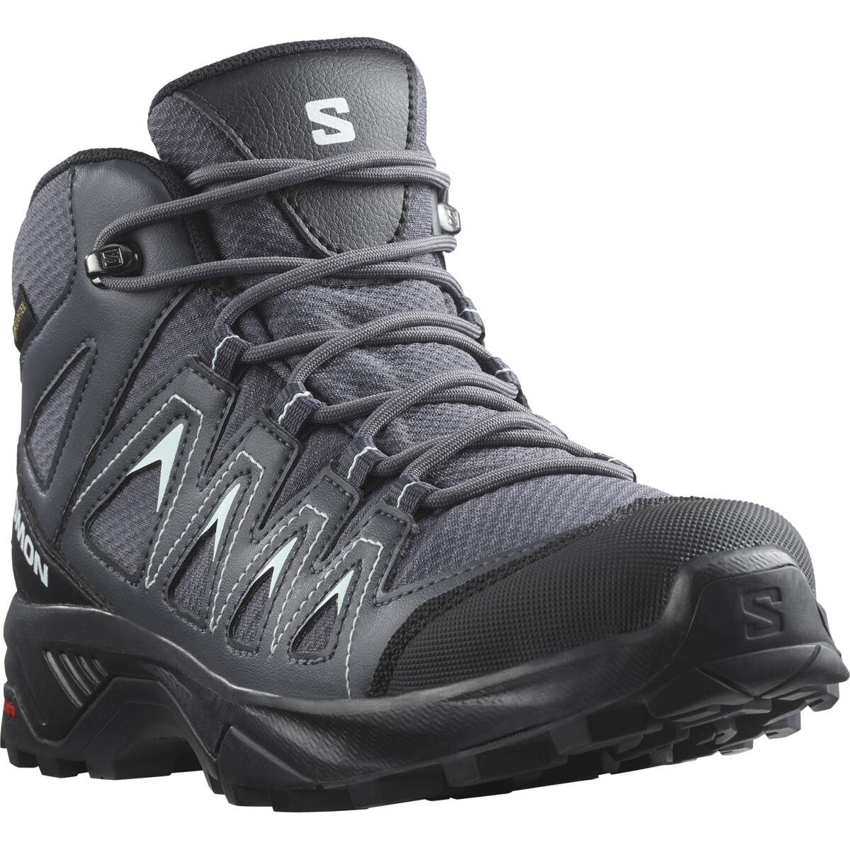 Salomon X Braze Mid GTX EU 39 ⅓, Ebony/India Ink/Bleached Aqua Dámské boty