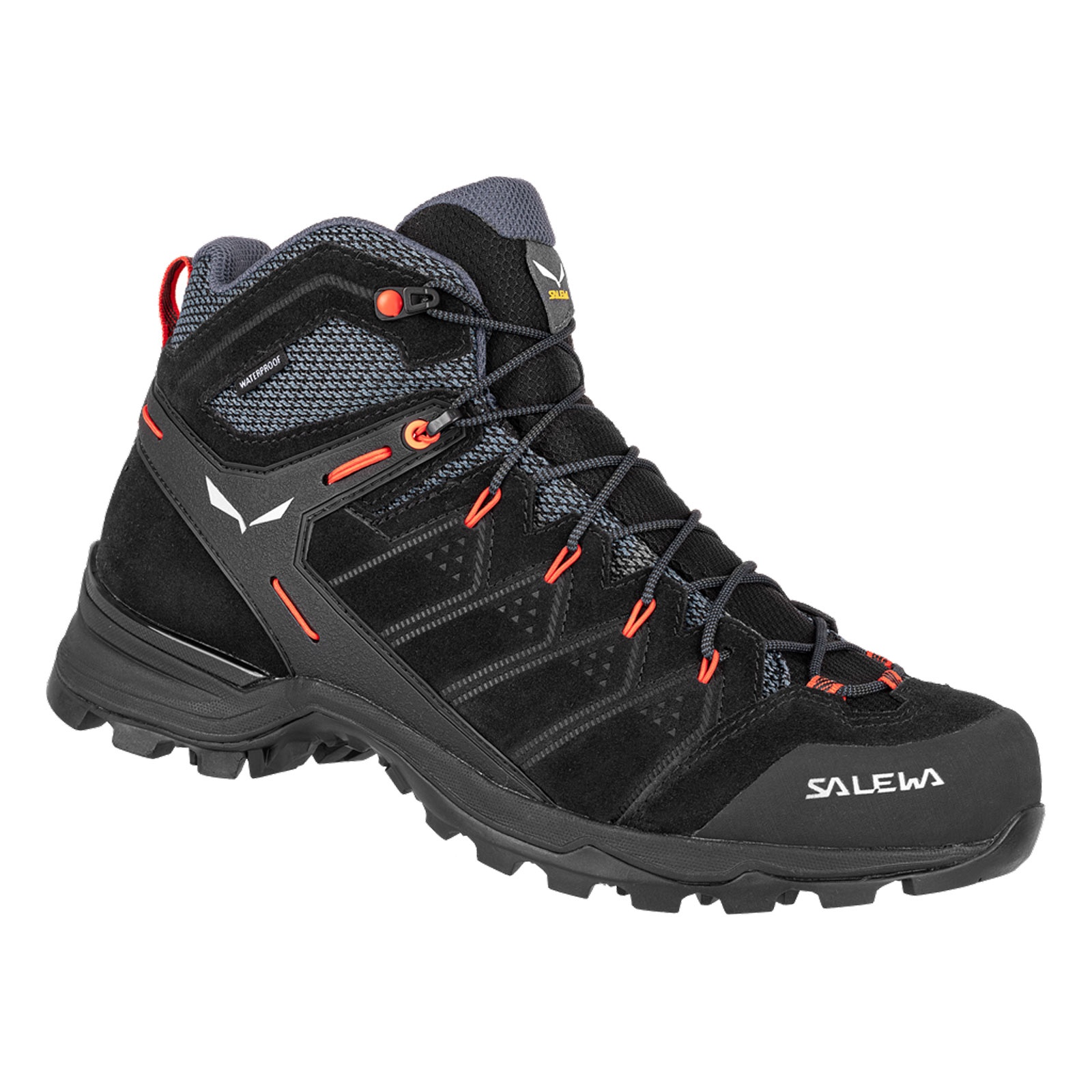 Salewa Alp mate mid wp EU 42, Black Out/Fluo Orange Pánské boty