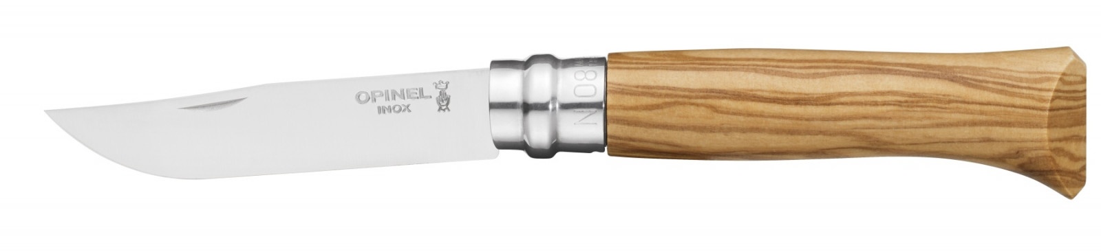 Opinel VR N°08 Inox Olive hnědá Zavírací nůž