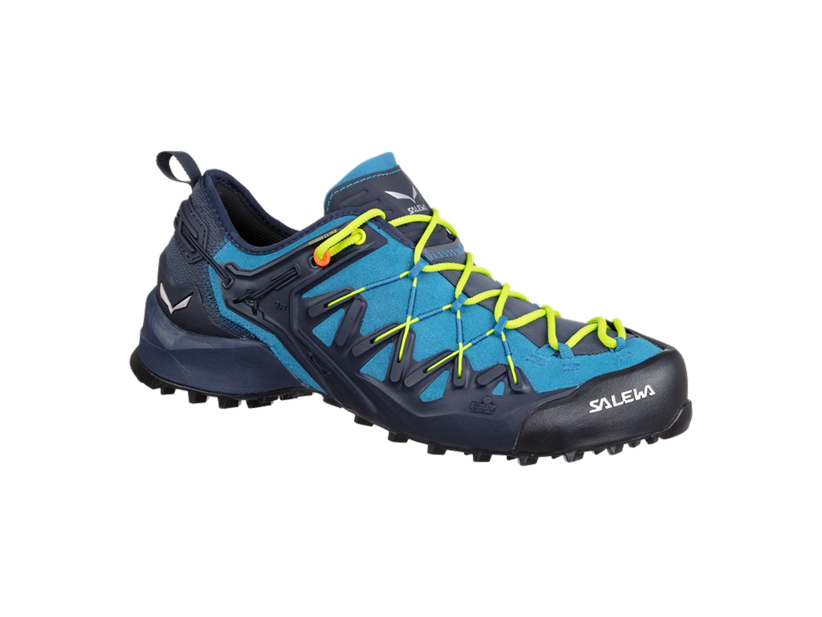 Levně Salewa Wildfire edge EU 45, Premium Navy/Fluo Yellow Pánské boty