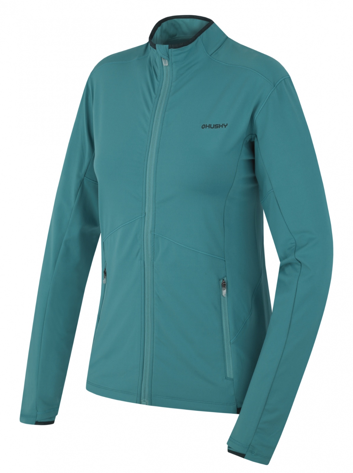 Husky Tarp zip L M, fd. turquoise Dámská mikina na zip